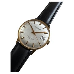 Accurist Shock Master, 33.5mm Gold Plated Stainless Steel Case, 17 Jewel, c1965
