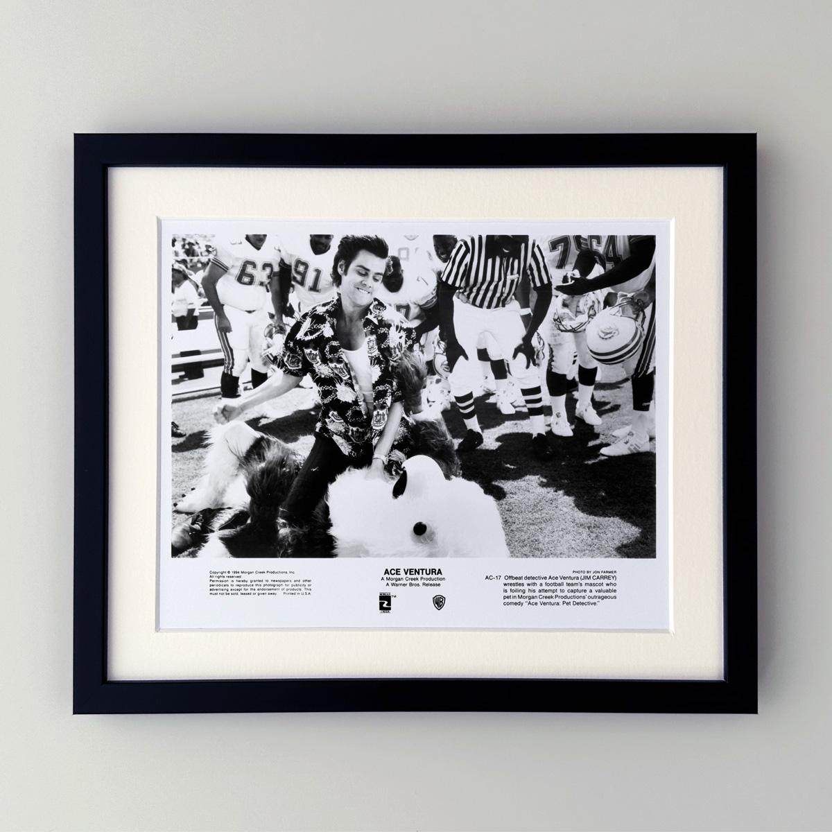 Unknown ACE VENTURA  (1994)  Publicity Film Still  FRAMED 0 -  Jim Carrey For Sale