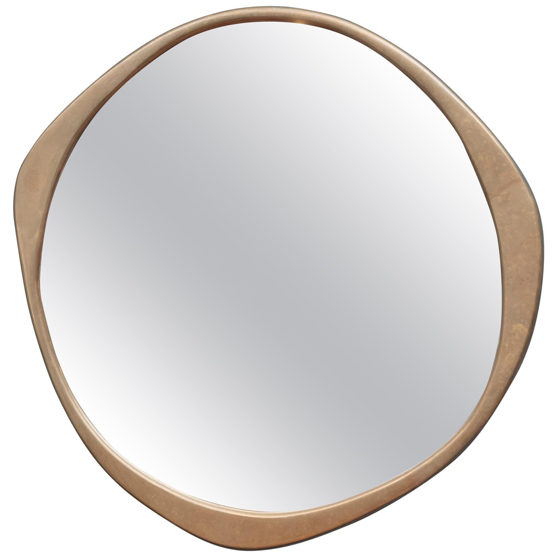 A.Cepa Bronze Patinated Large Wall Mirror