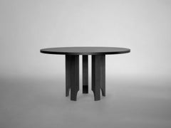 Acer 140 Table de salle à manger ronde en Oak Oak européen par Mokko Amsterdam