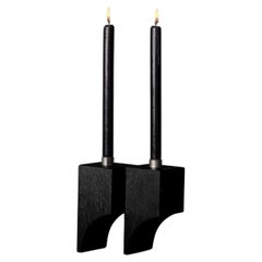 Portacandele Acer R2 in Oak Oak nero di Mokko Amsterdam