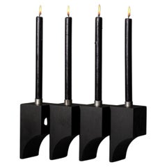 Portacandele Acer R4 in Oak Oak nero di Mokko Amsterdam