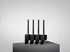 Portavelas Acer R4 de roble europeo negro by Mokko Amsterdam