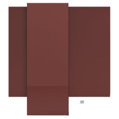 Acerbis Alterego A Version Sideboards in Glossy Burgundy & Glossy Brick Red Door