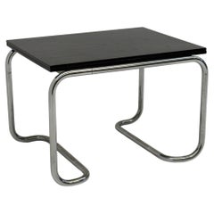 Tavolo da pranzo Acerbis con piano in rovere nero di Giotto Stoppino