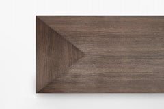 Acerbis Large Maestro Table in Dark Stained Walnut by Gianfranco Frattini
