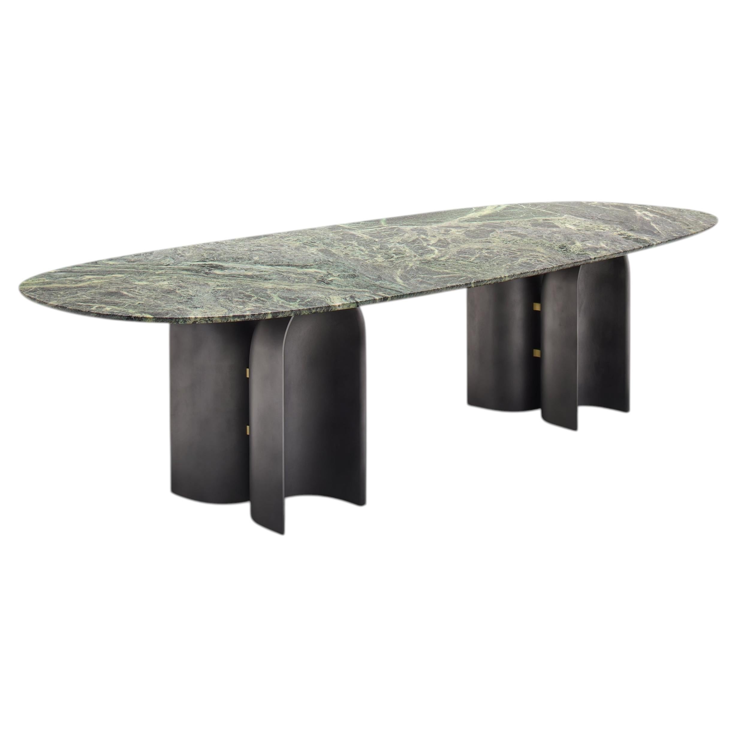 Acerbis Le Cupole Medium Marble Table by Francesco Meda , David Lopez Quincoces