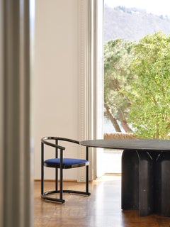 Acerbis Le Cupole Table in Black Marble by Francesco Meda, David Lopez Quincoces