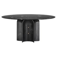 Acerbis Le Cupole Table in Black Marble by Francesco Meda, David Lopez Quincoces