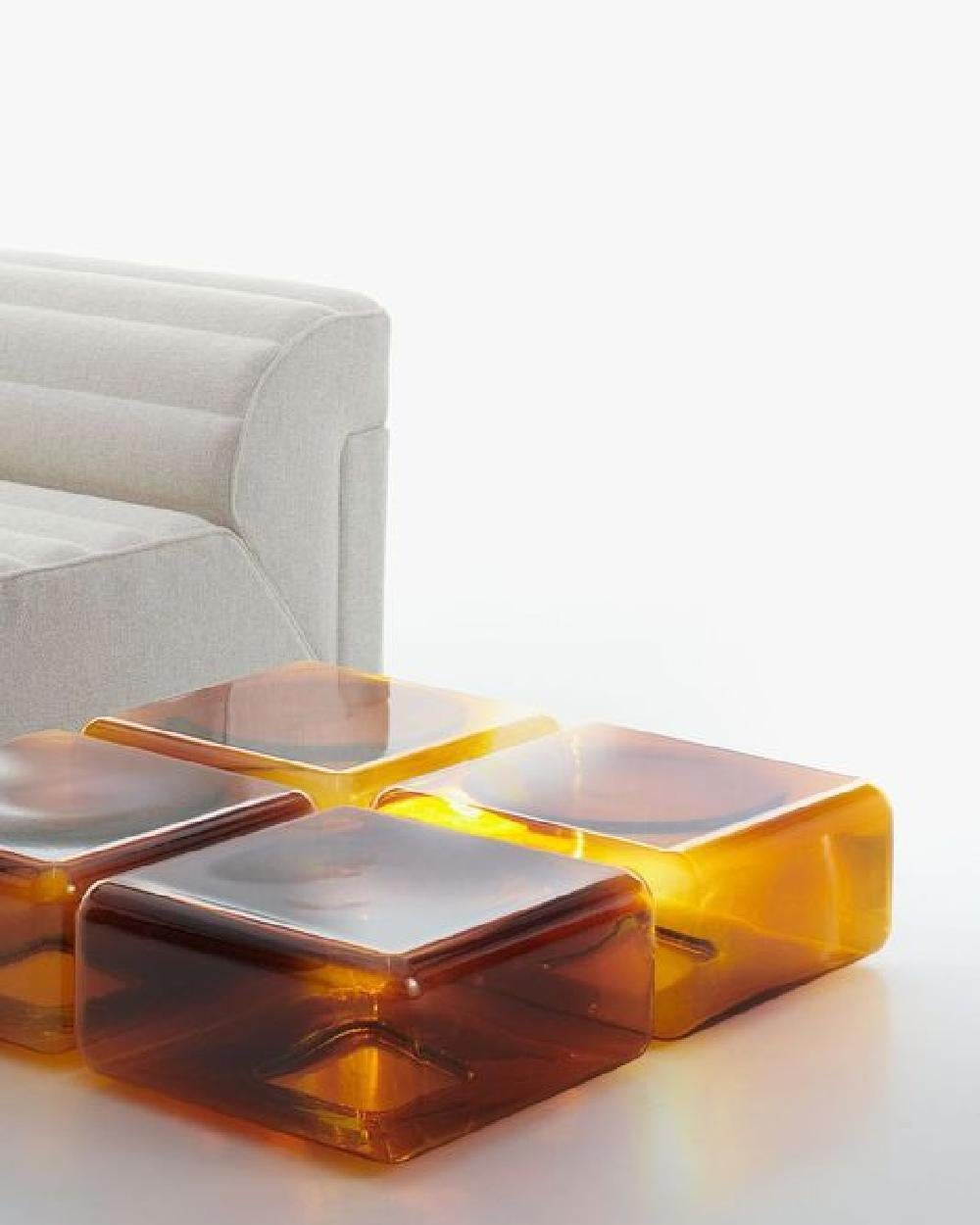 Acerbis LOKUM M Coffee Table in Amber by Sabine Marcelis For Sale 3