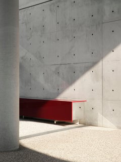 Acerbis Petits buffets Ludwig en bourgogne laqué avec portes