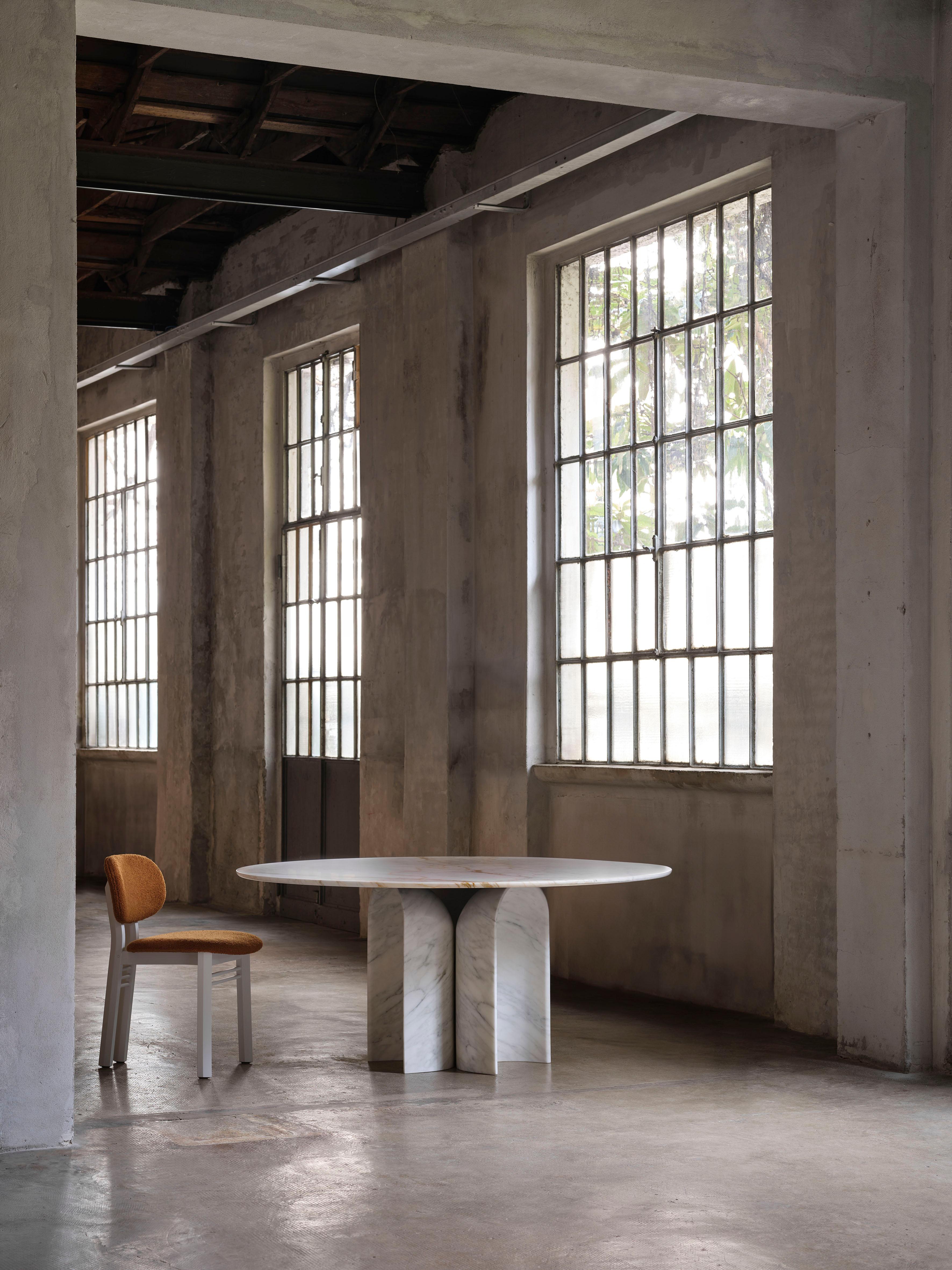 Acerbis Marble Le Cupole Table by Francesco Meda, David Lopez Quincoces In New Condition For Sale In New York, NY