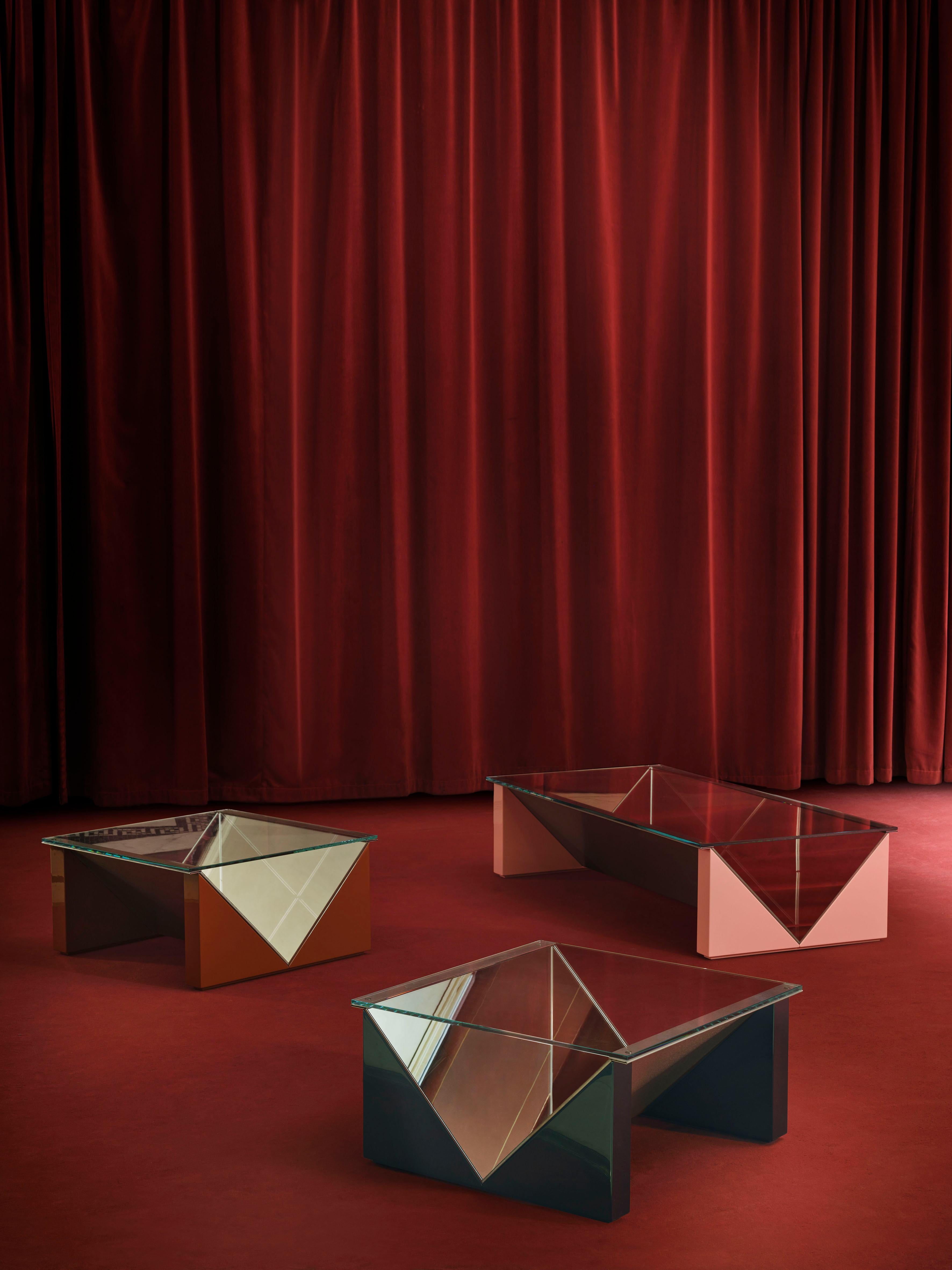 XXIe siècle et contemporain Petite table basse Acerbis Napoléon par Claudio Salocchi en vente