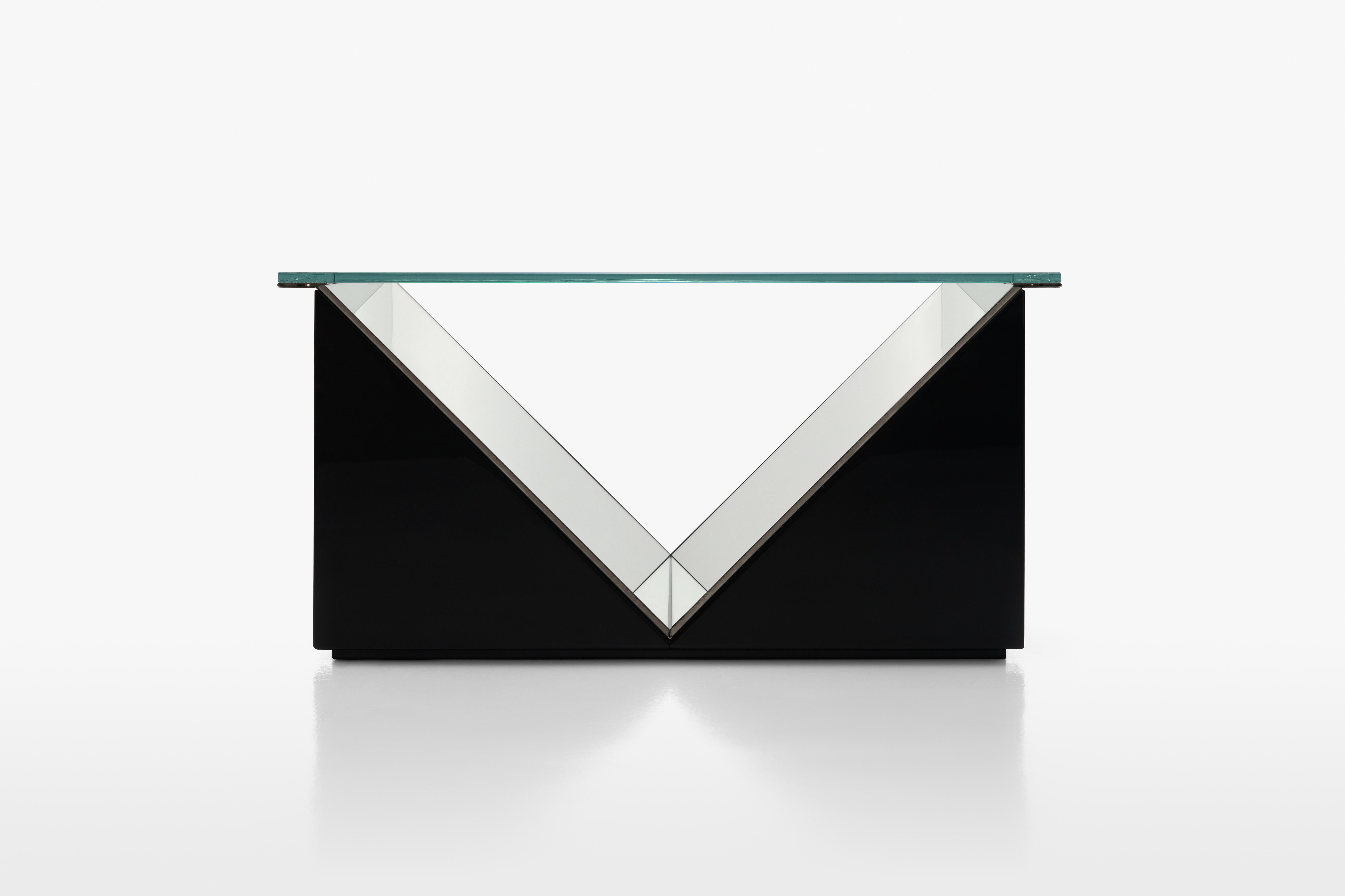 Acerbis Napoleone Small Coffee Table in black by Claudio Salocchi - EN STOCK en vente 4
