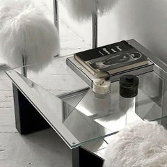 Acerbis Napoleone Small Coffee Table in black by Claudio Salocchi - EN STOCK