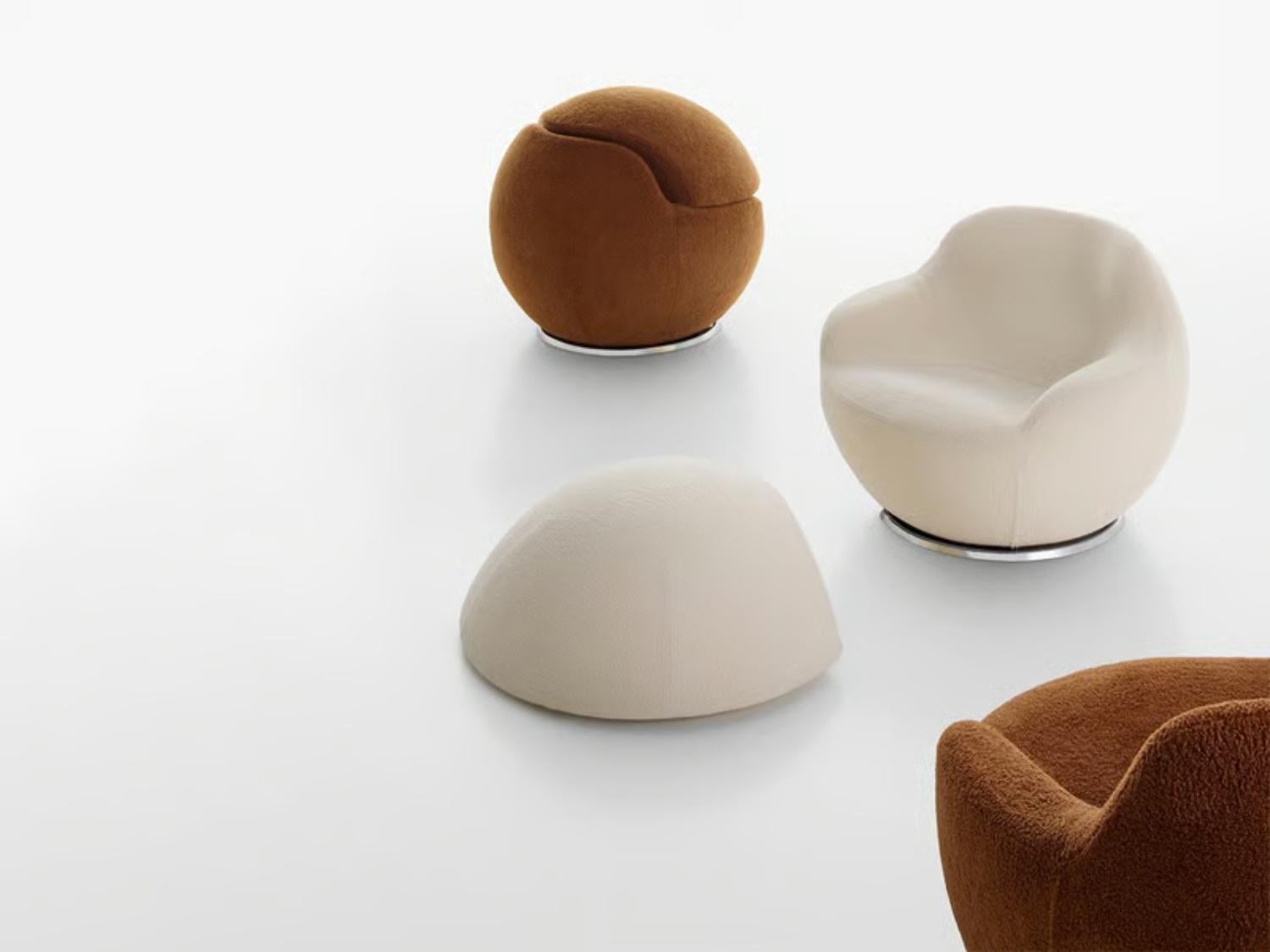 Acerbis Palla Armchair with Pouf by Philippe Malouin Italiano en venta