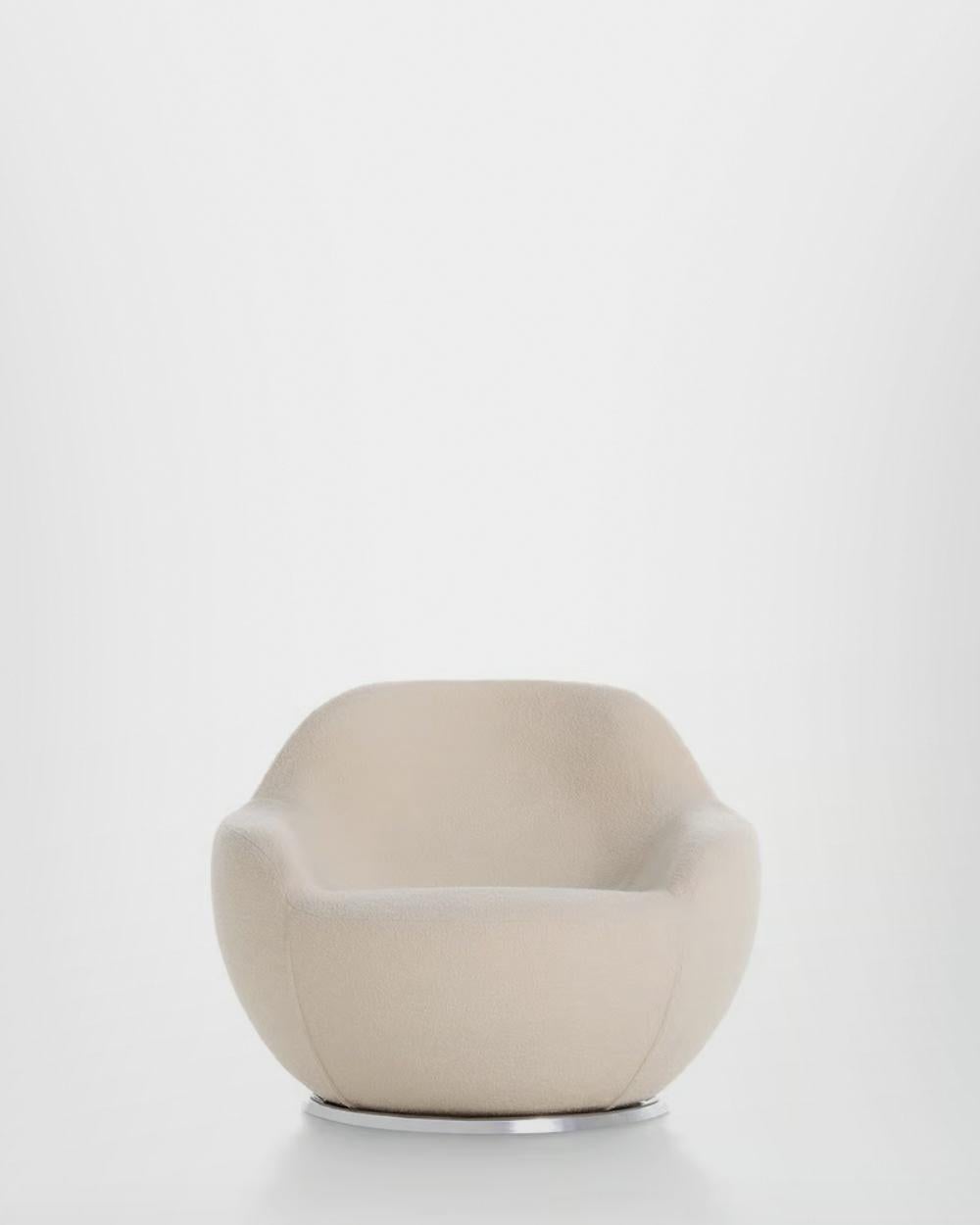 Acerbis Palla Armchair with Pouf by Philippe Malouin en Nuevo estado para la venta en Brooklyn, NY