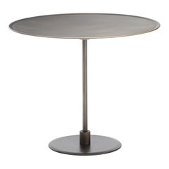 Mesa Auxiliar Acerbis Pequeño Gong en Bronce Orbital Pintado Mate con Estructura