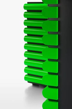 Acerbis Storet Drawers Dresser in Green fluo by Nanda Vigo