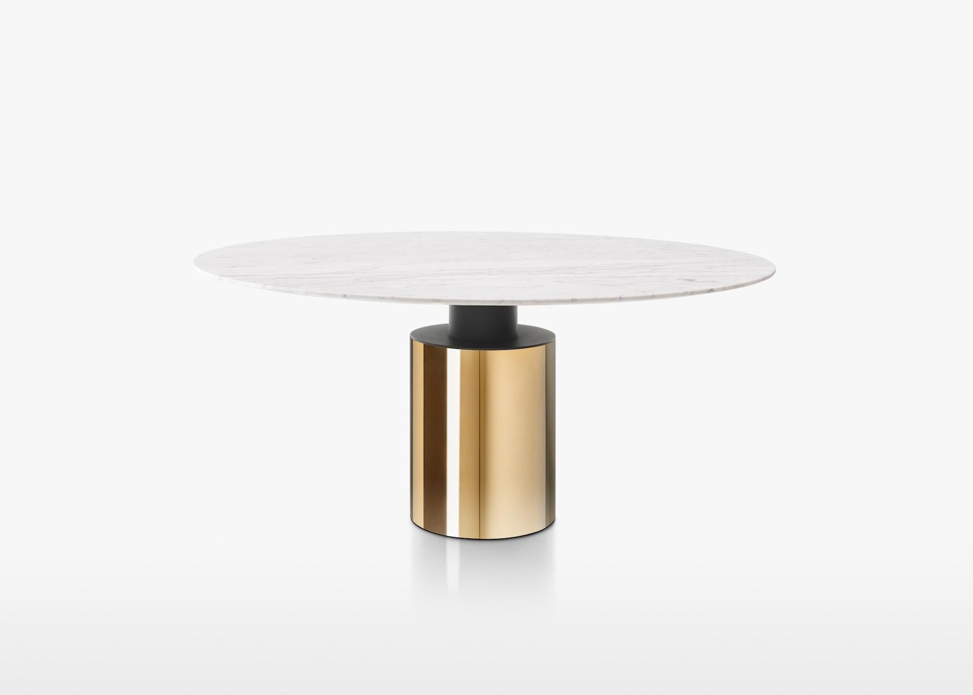 Mesa Creso Travertino Acerbis de  Lella y Massimo Vignelli en Nuevo estado para la venta en New York, NY