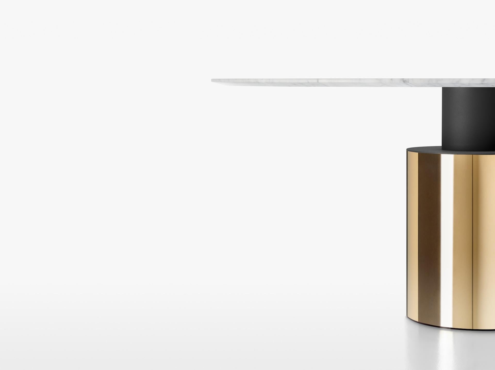 Mesa Creso Travertino Acerbis de  Lella y Massimo Vignelli Mármol en venta
