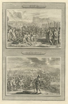 Achan Punished and Joshua Commands the Sun to Stand Still, Mortier circa 1700