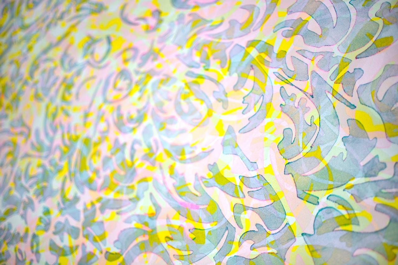 Art contemporain français par Achao - Pantha Rhei III, Più Vicino del Paradiso - Abstrait Painting par ACHAO