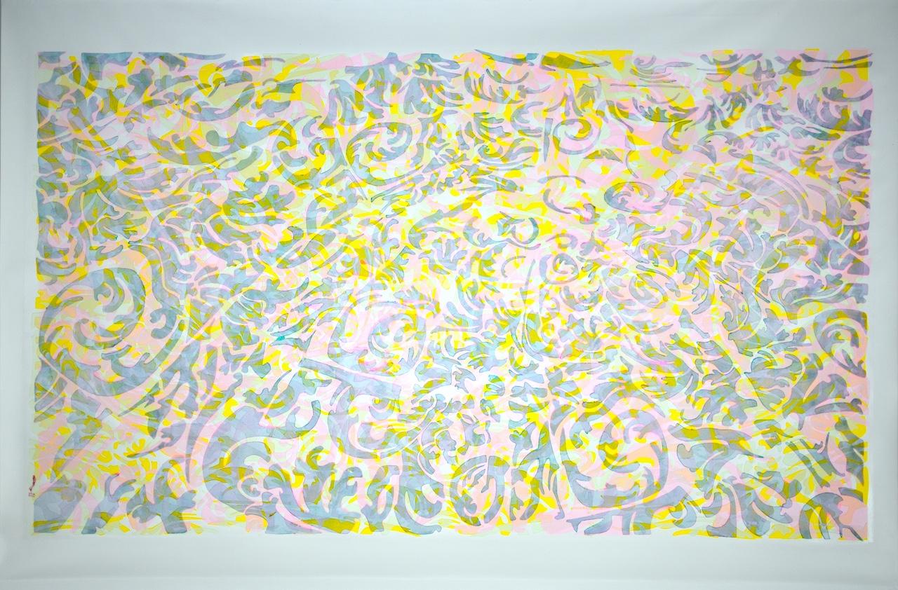 Abstract Painting ACHAO - Art contemporain français par Achao - Pantha Rhei III, Più Vicino del Paradiso