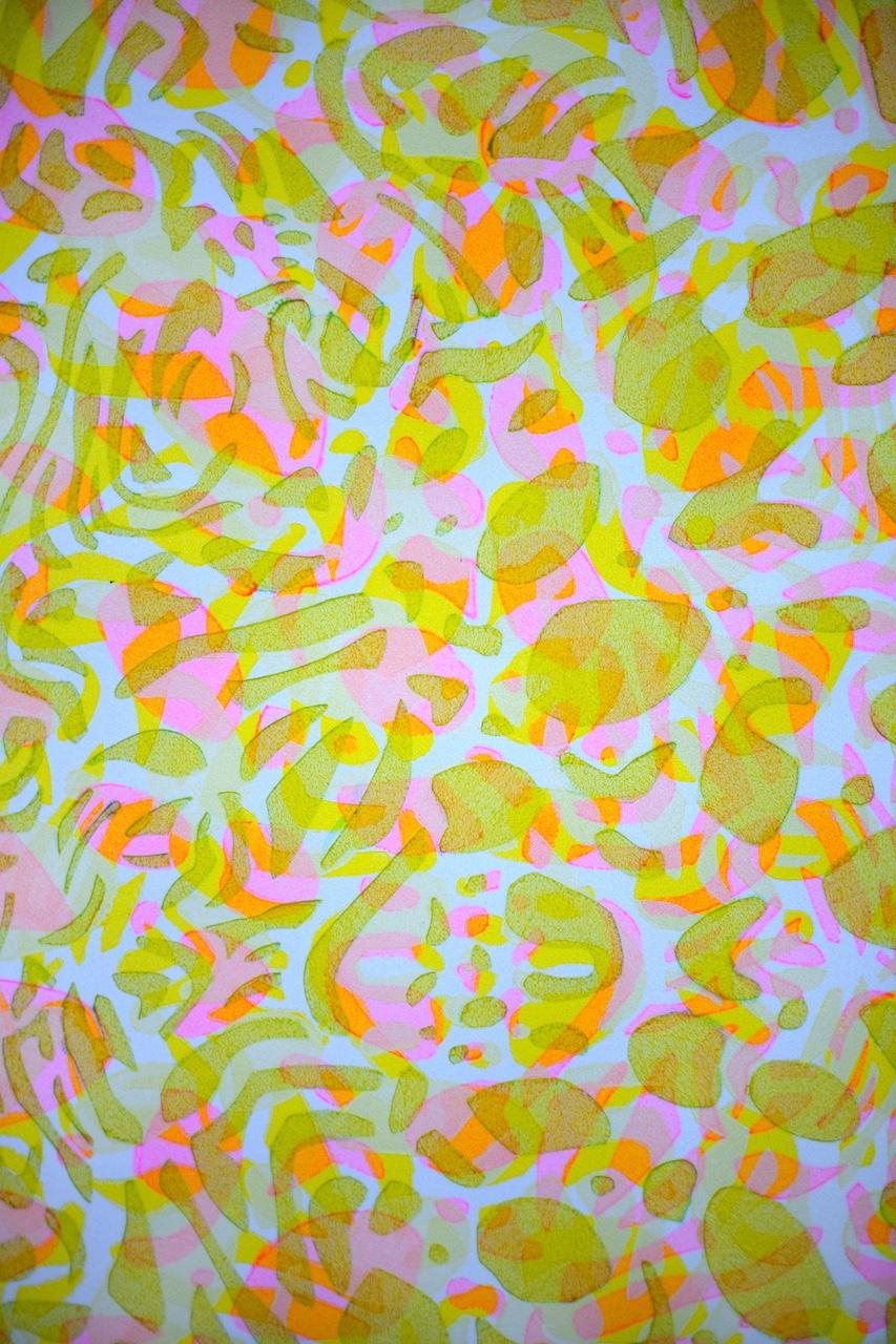 French Contemporary Art by Achao - Vâhana XXXVII, Più Vicino del Paradiso - Abstract Painting by ACHAO