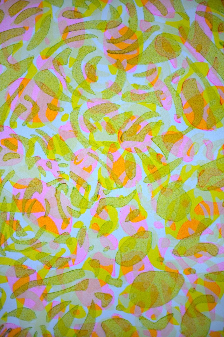 French Contemporary Art by Achao - Vâhana XXXVII, Più Vicino del Paradiso - Beige Abstract Painting by ACHAO