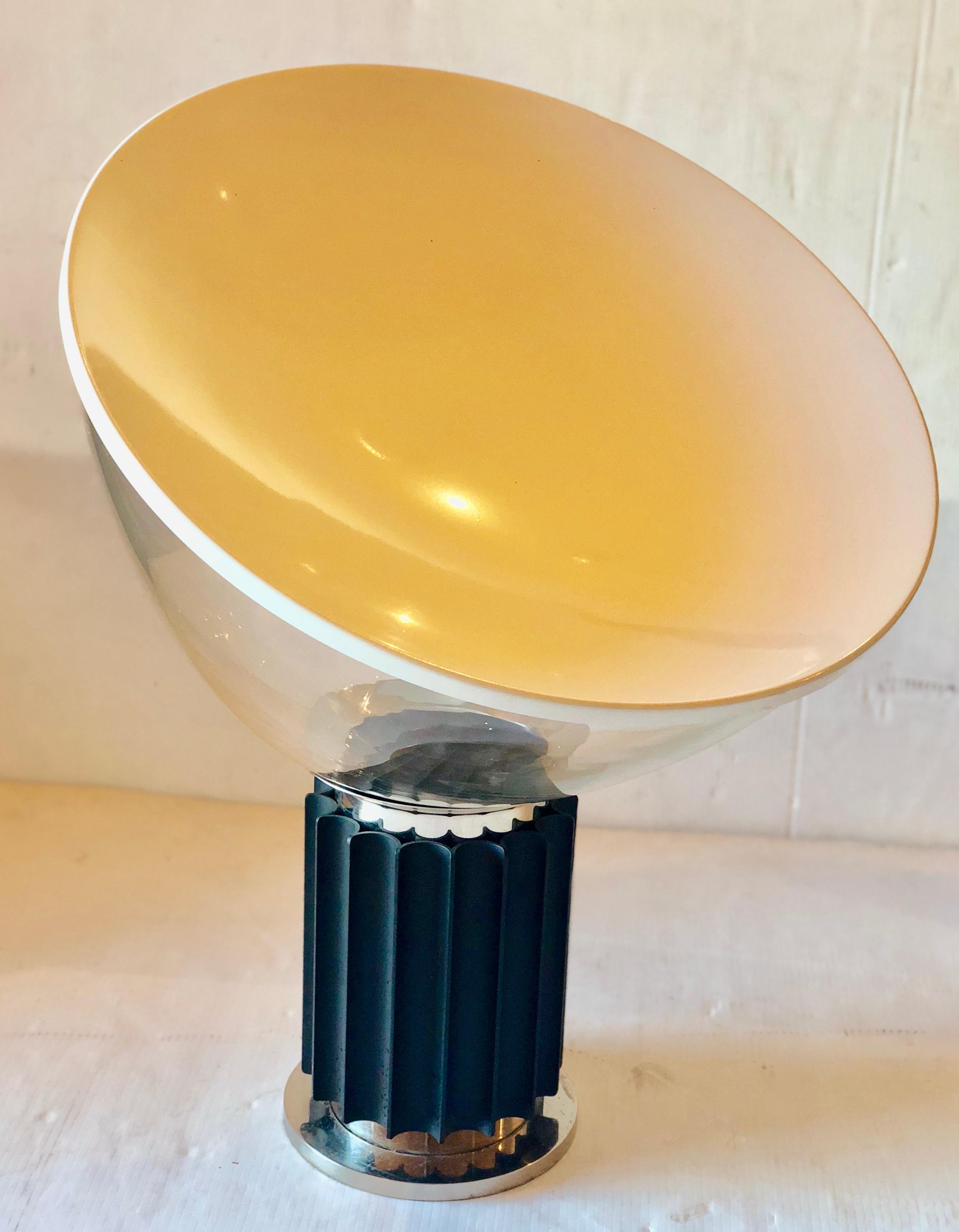 Glass Achile Castiglioni Taccia Lamp for Flos Early Production