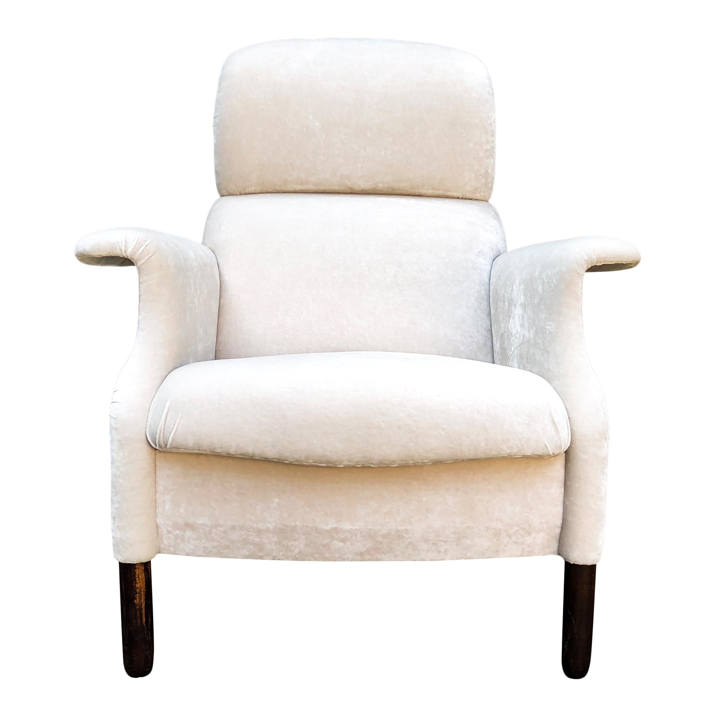Velvet Achille and Pier Giacomo Castiglioni Sanluca Armchair for Gavina, 1960, Set of 2 For Sale