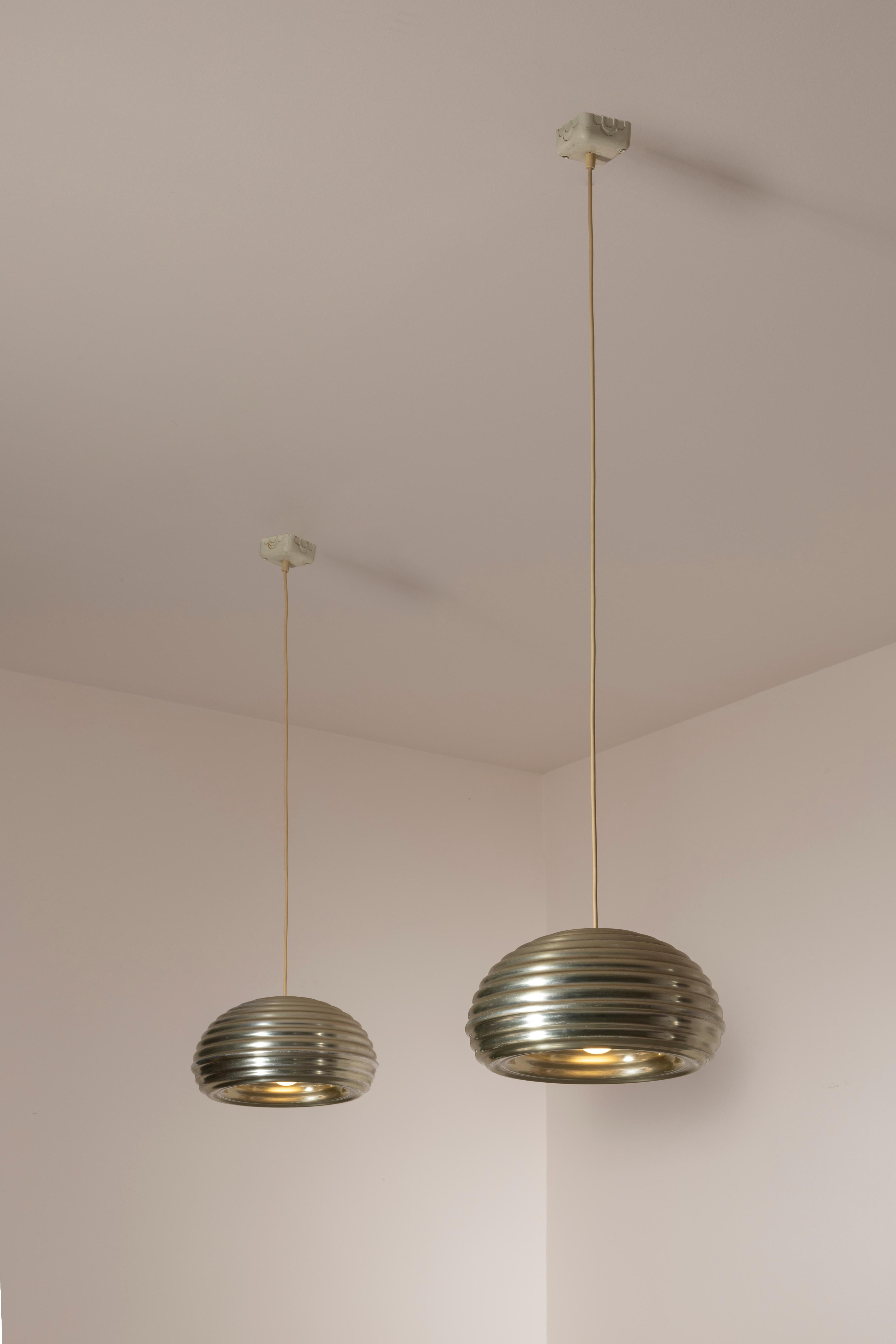 Italian Achille and Piergiacomo Castiglioni Splugen Brau pendant light, Flos, Italy 1964