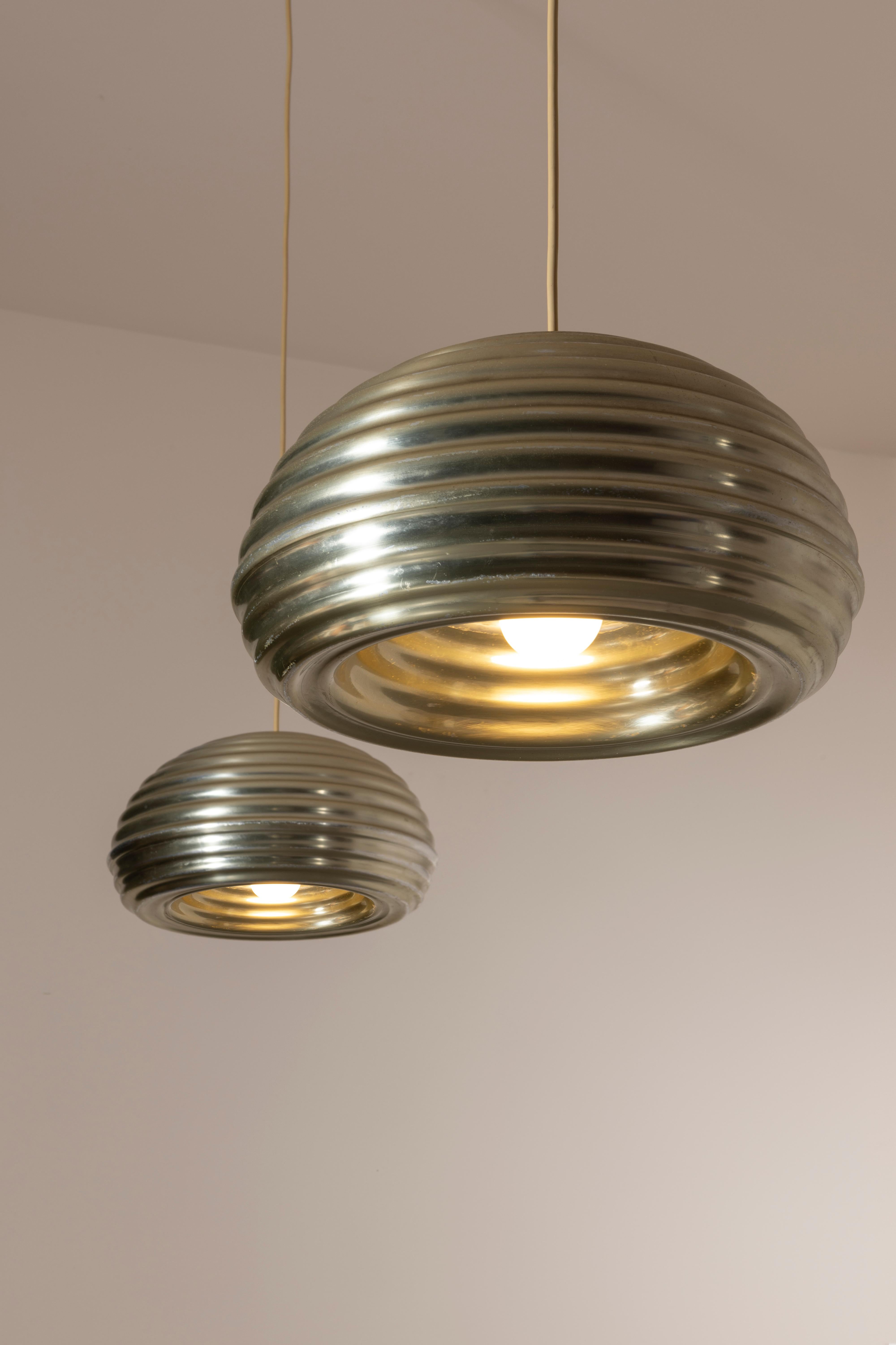 Achille and Piergiacomo Castiglioni Splugen Brau pendant light, Flos, Italy 1964 In Good Condition In Chiavari, Liguria