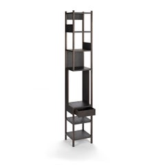 Achille Castiglioni, 1991 Lungangolo in rovere oliato nero con mano sinistra per Karakter