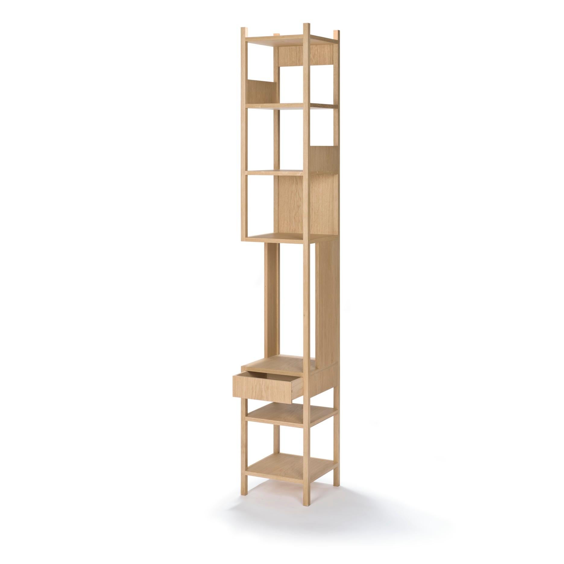 Mid-Century Modern Achille Castiglioni, 1991 Left Handed White Oak Lungangolo For Karakter For Sale