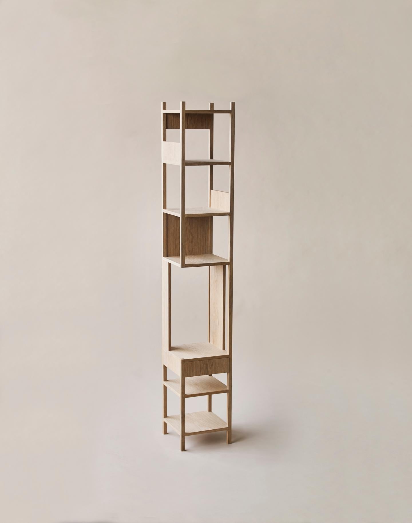 Contemporary Achille Castiglioni, 1991 Right Handed White Oak Lungangolo For Karakter For Sale