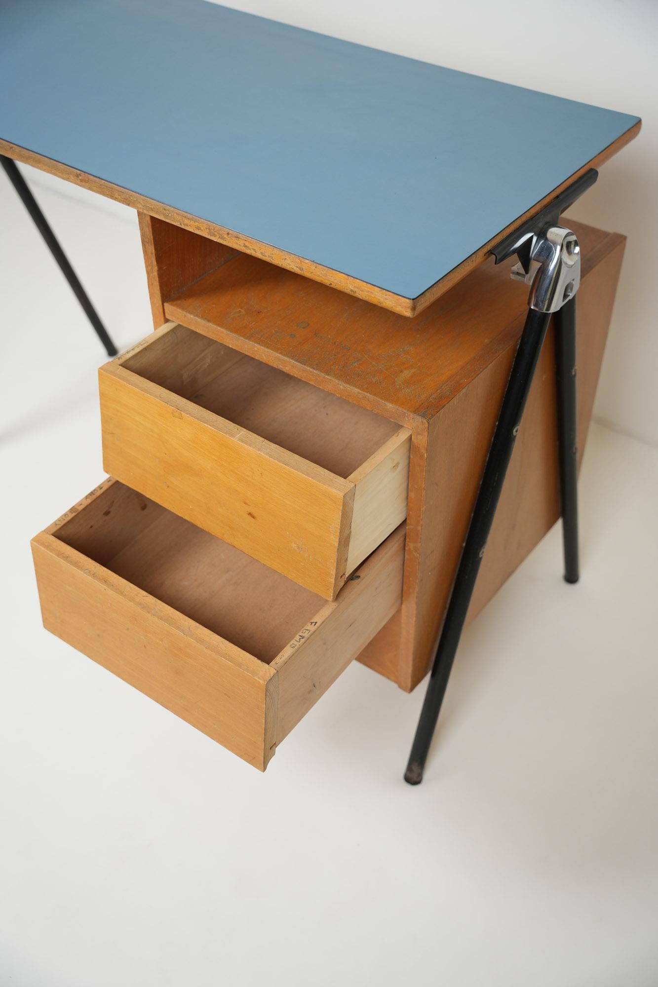 Mid-20th Century Achille Castiglioni and Luigi Caccia Desk for Palini Italy 1960s For Sale