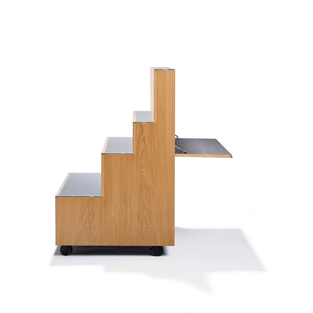 Wood Achille Castiglioni and Pier Giacomo Castiglioni 'Rampa' Multifunctional Station For Sale