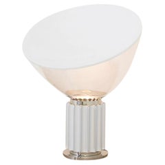 Retro Achille Castiglioni for Flos Italian Modern 'Taccia' Table Lamp, Large, Silver