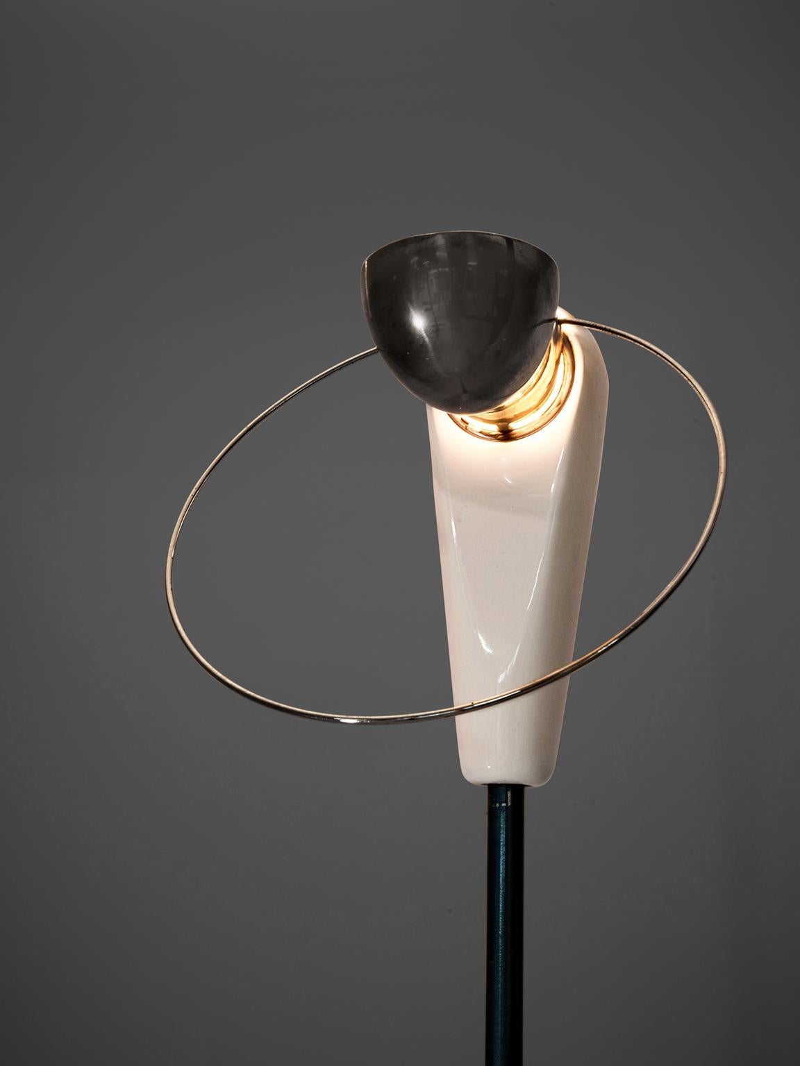 Mid-Century Modern Achille Castiglioni for Flos Set of Two 'Bip-Bip' Floor Lamps 