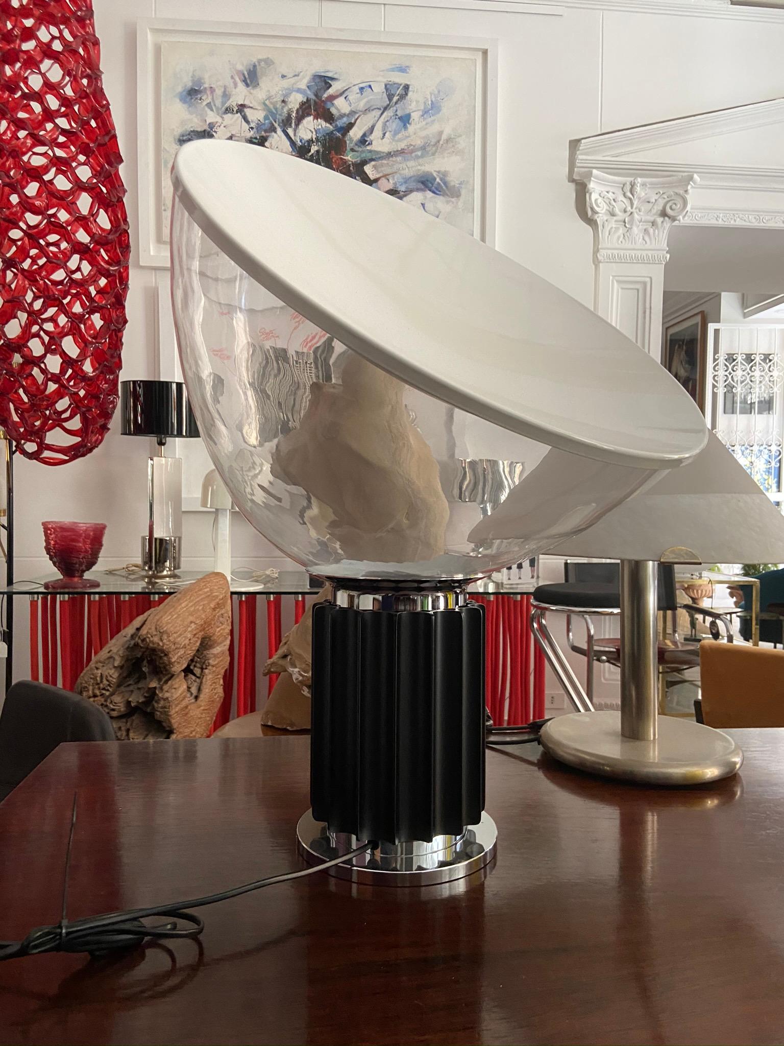 Metal Achille Castiglioni for Flos Taccia Table Lamp, Italy, 1990s