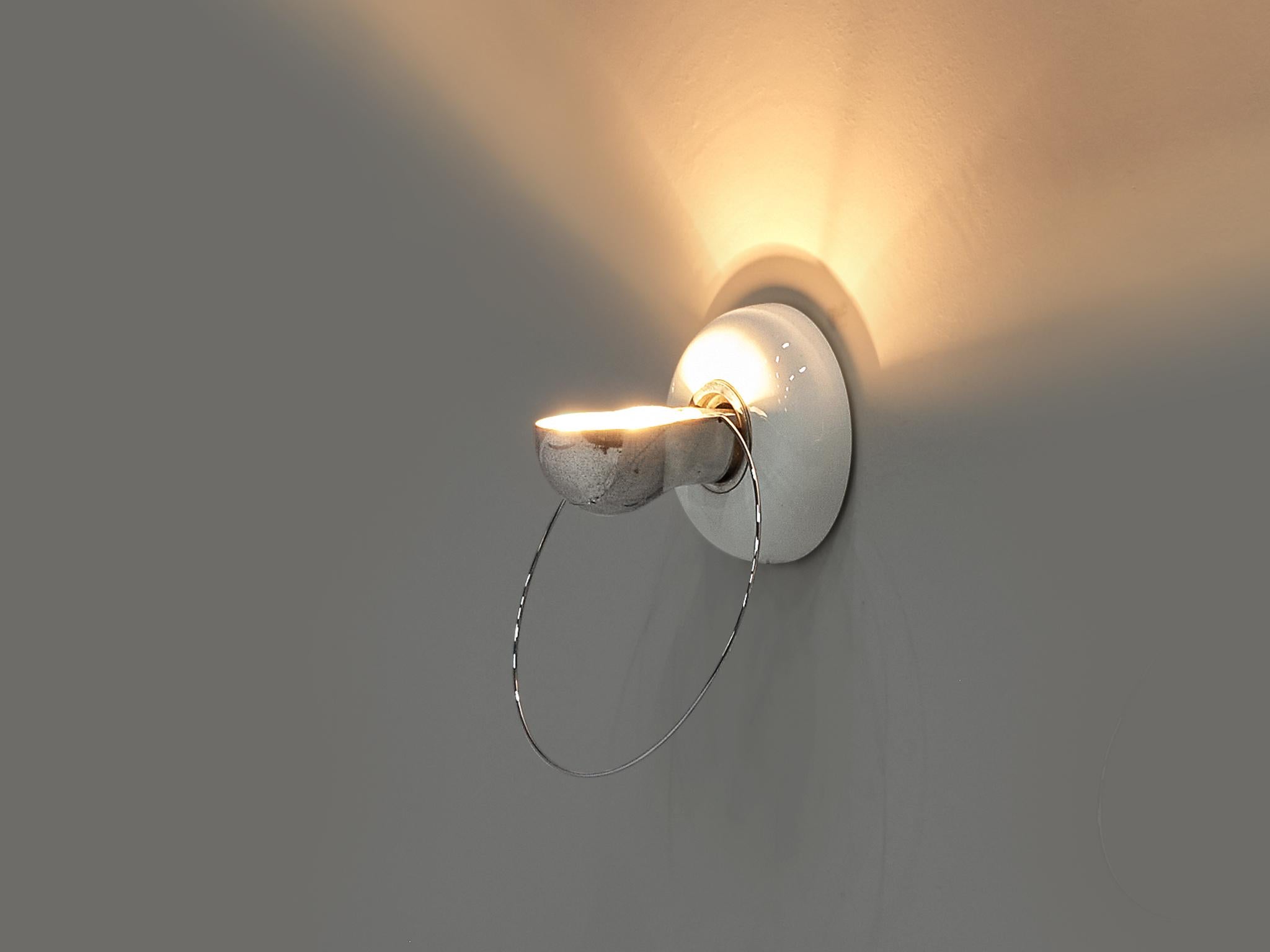 Post-Modern Achille Castiglioni for Flos ‘Bi Bip’ Wall Lamp 