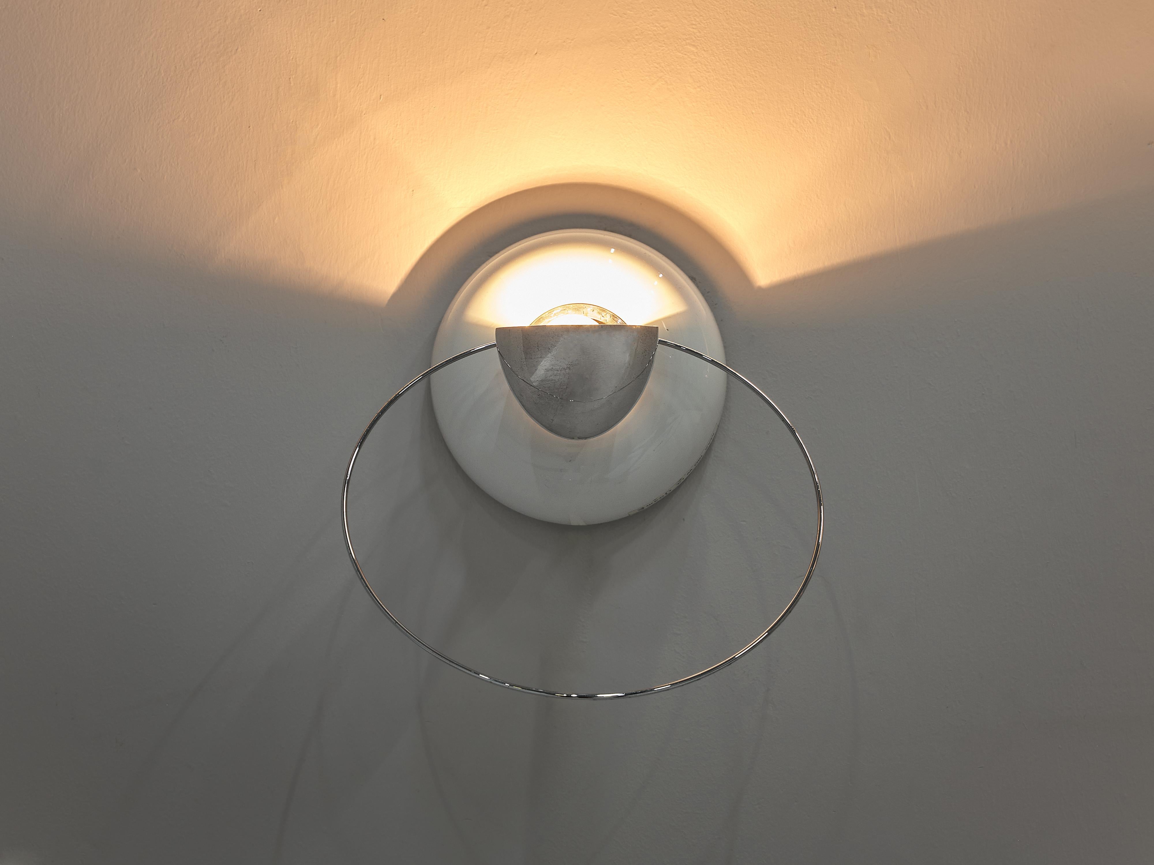 Achille Castiglioni for Flos Wall Lamps Model ‘Bi Bip’ In Good Condition In Waalwijk, NL