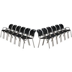 Achille Castiglioni for Zanotta Set of Twelve 'Castiglia' Dining Chairs