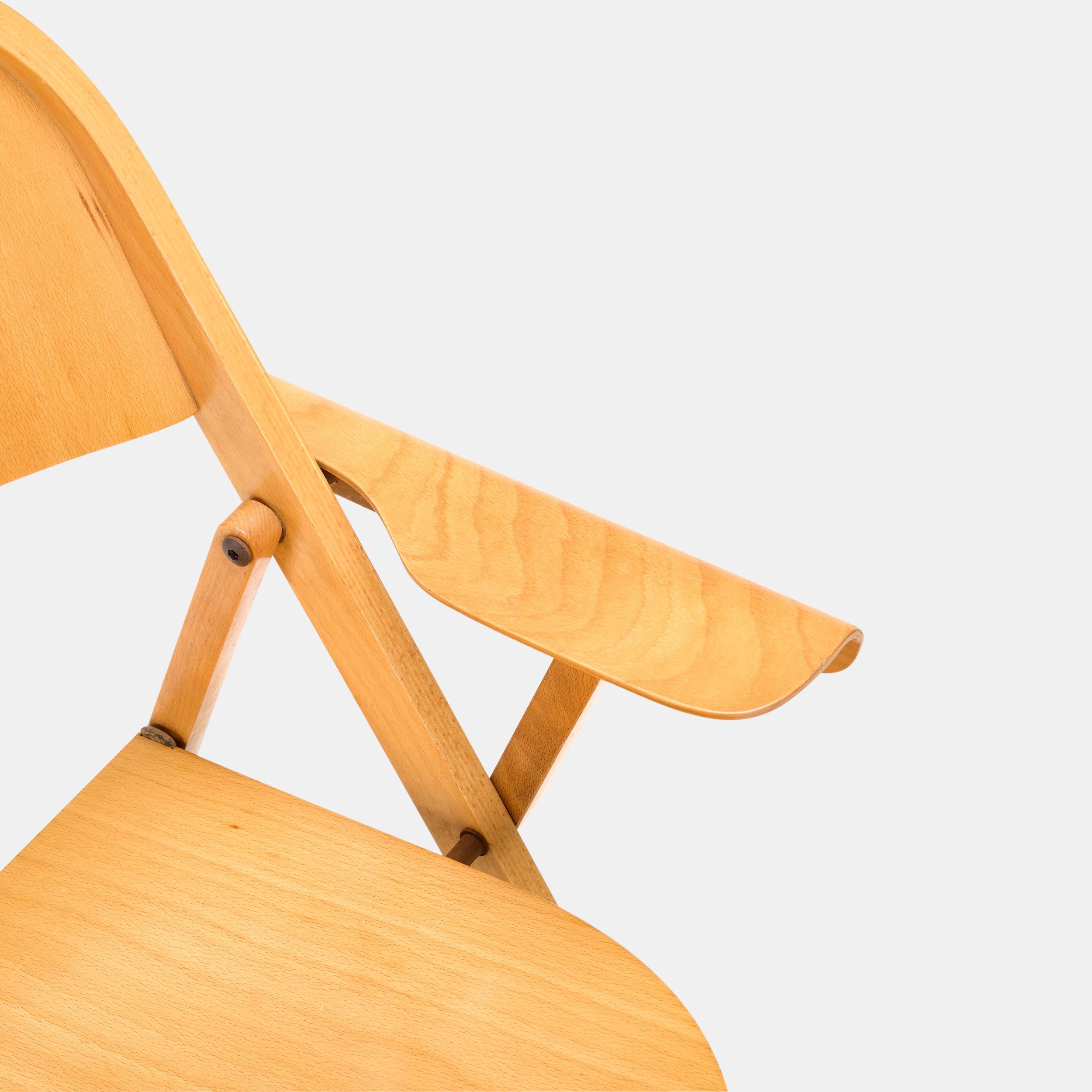 Achille Castiglioni “Ginevra” Folding Armchairs for Bbb Bonachina, Italy 1979 1
