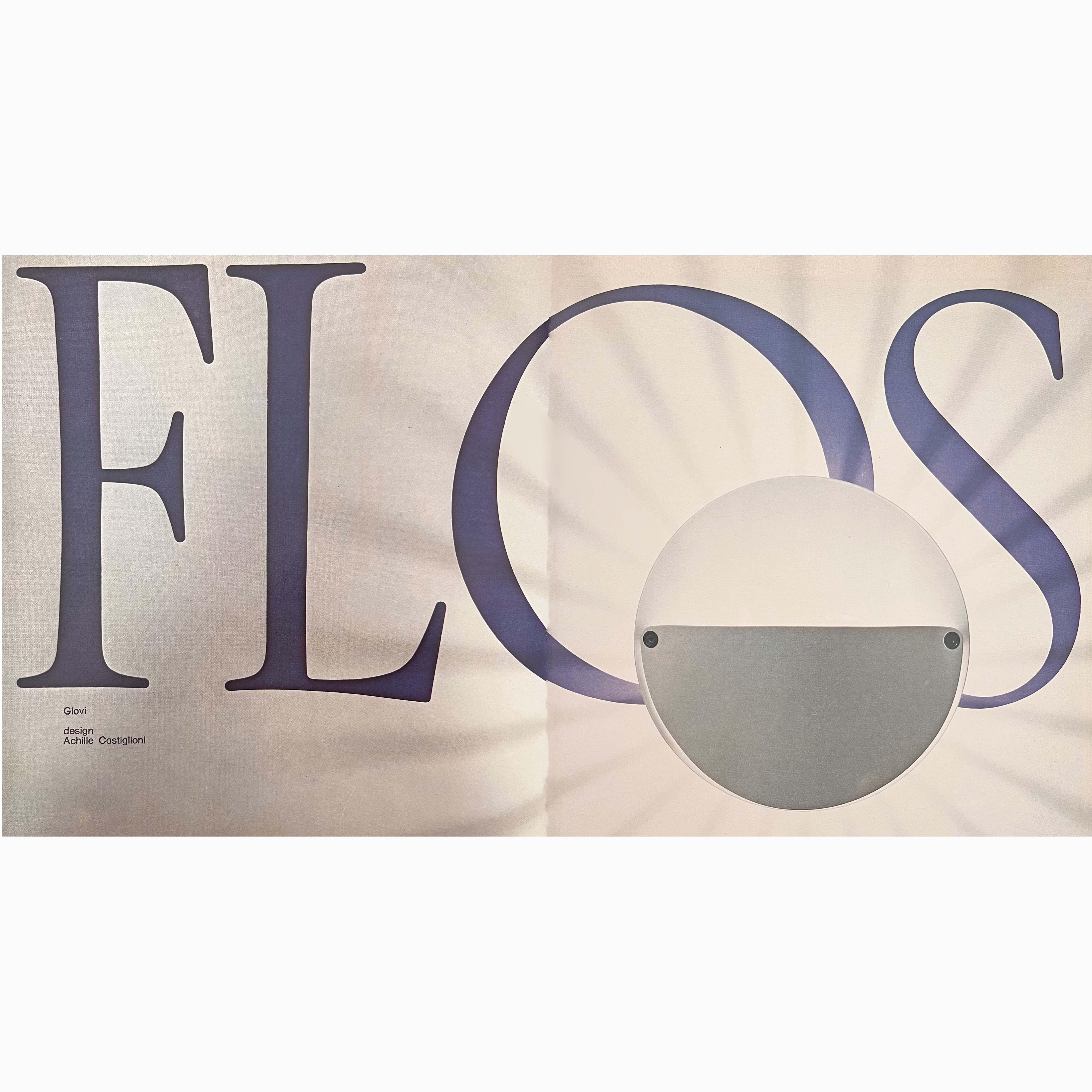 Achille Castiglioni, Giovi, Wandleuchten-Paar, Flos, 1982 im Angebot 1