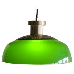 Achille Castiglioni Green Pendant Lamp 4017