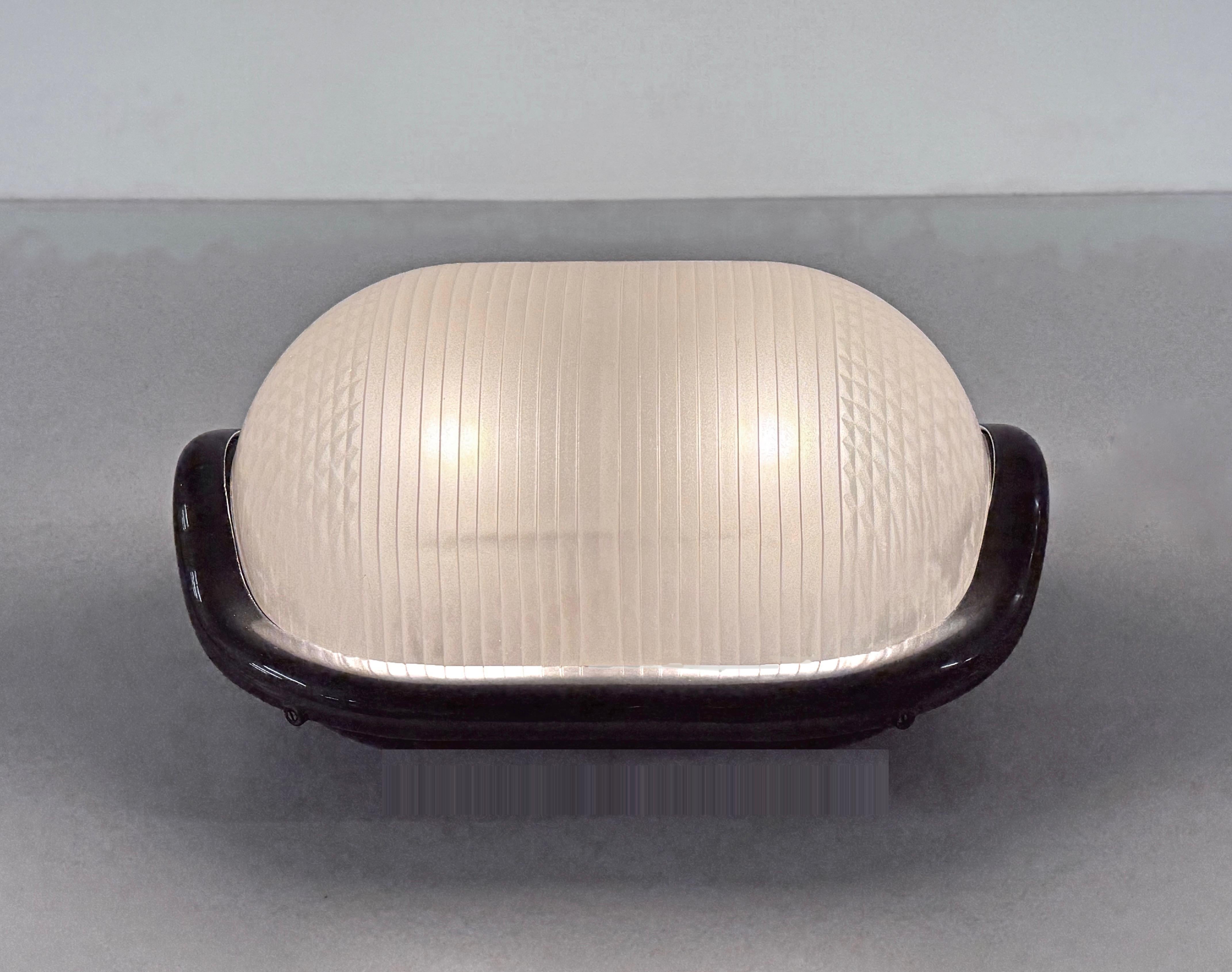Lampe murale, plafonnier ou lampe de bureau « Noce » grise Achille Castiglioni par Flos, Italie, années 1960 en vente 8