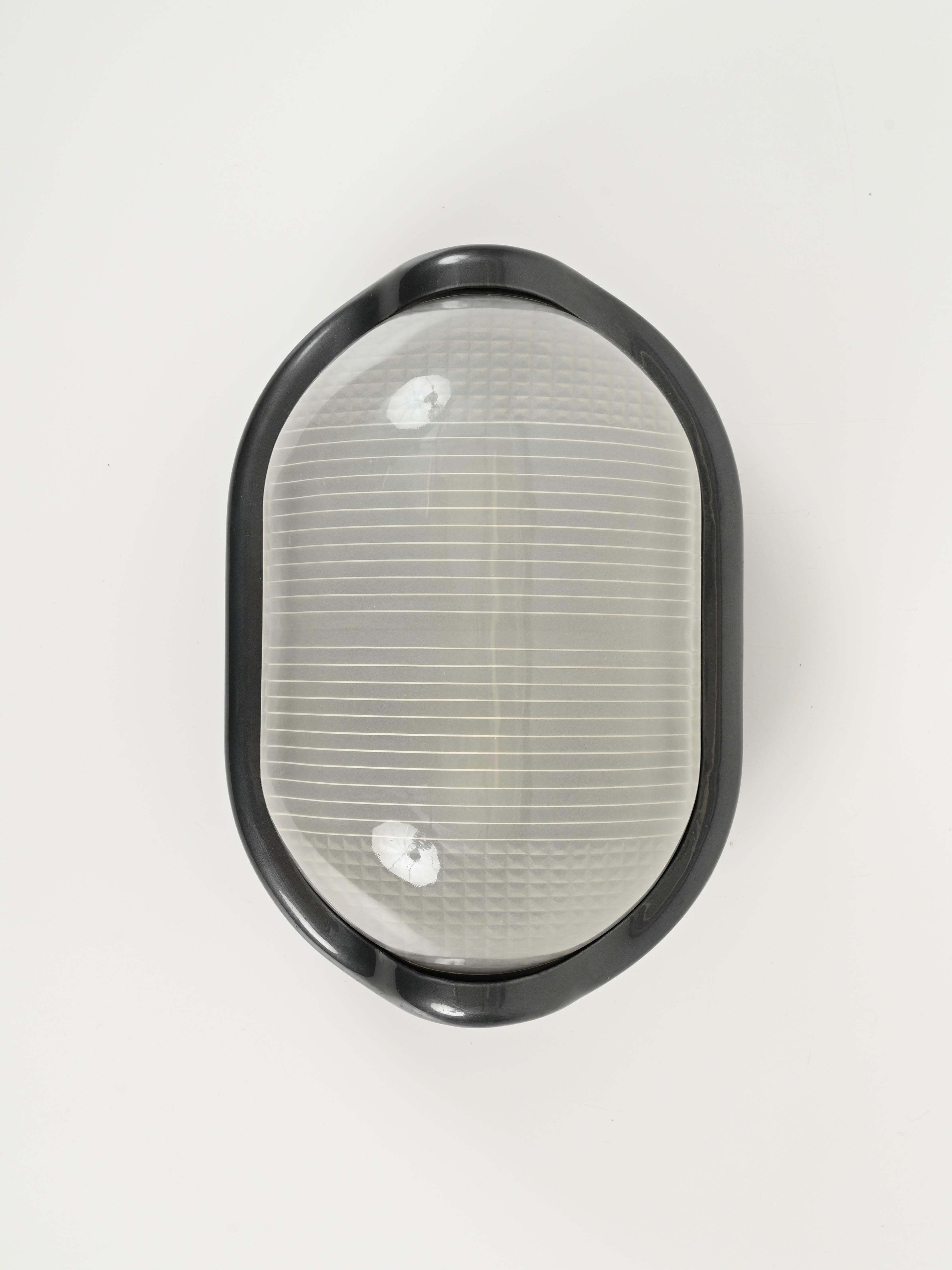 Lampe murale, plafonnier ou lampe de bureau « Noce » grise Achille Castiglioni par Flos, Italie, années 1960 Bon état - En vente à Roma, IT